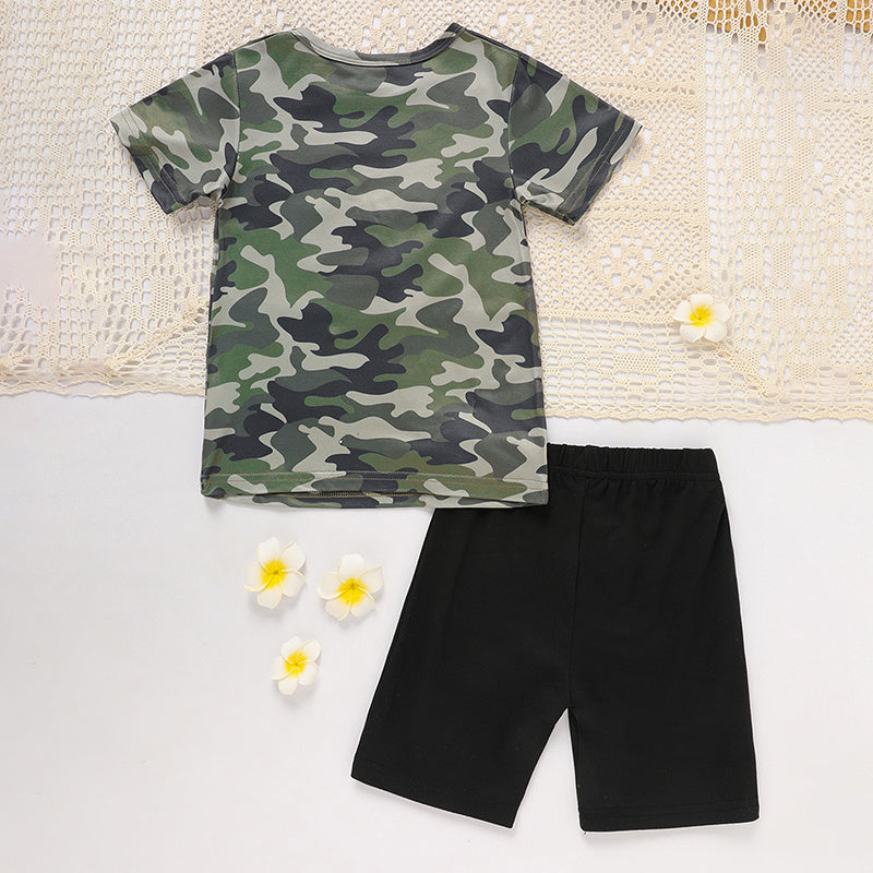Toddler Girl 'Daddy's Girl' Father's Day Outfit Cute Letter Print Top & Pants Set